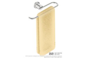 Towel Ring Open 5841 showing artists impression of a hand towel