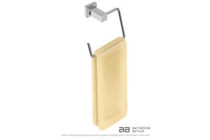 Towel Ring Open 8541 showing artists impression of a Hand towel