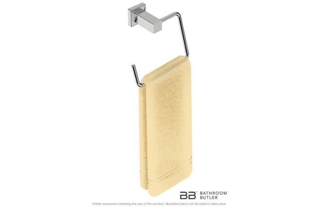 Towel Ring Open 8541 showing artists impression of a Hand towel
