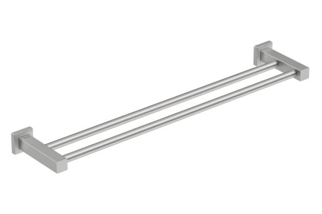 Double Towel Bar 650mm/25inch 8582 - Brushed Stainless Steel - Bathroom Butler bathroom accessories