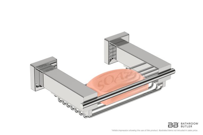 Soap Rack 8630 showing artists impression with a soap