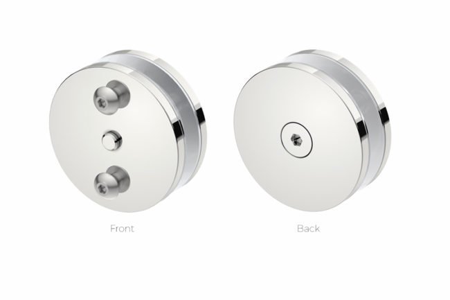 Glass Mounting 1005 front and back views